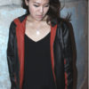 Lady Hoody Leather Jacket