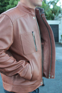 NZ Calf Leather Jacket